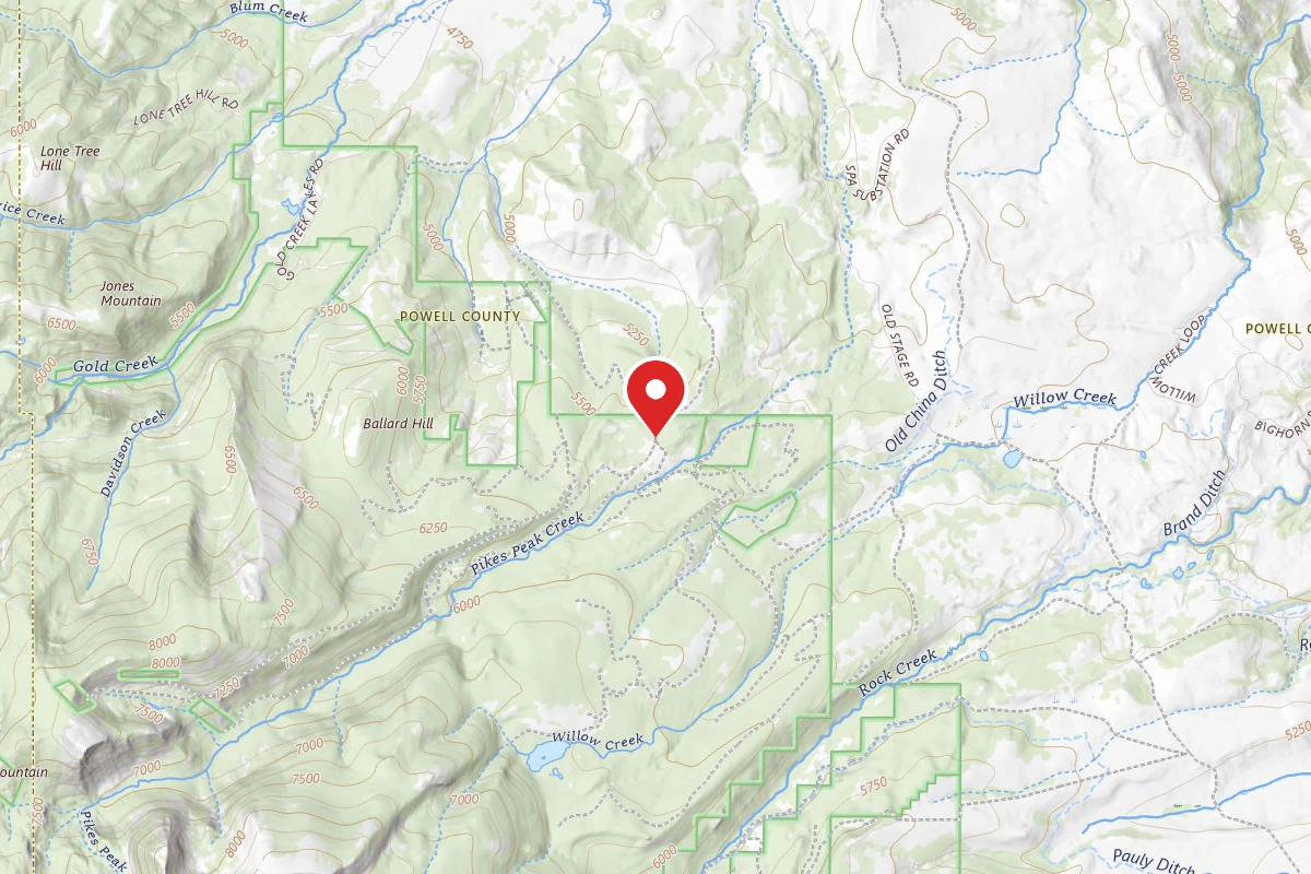 Beaverhead-Deerlodge Dispersed Campsite DONEY LAKE RD-003