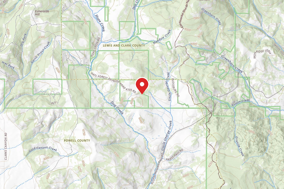Helena-Lewis and Clark Dispersed Campsite MULLAN RD 571 008