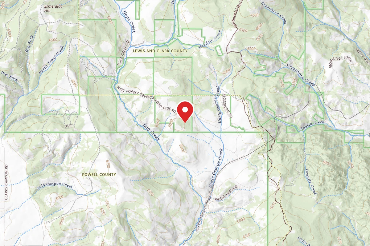 Helena-Lewis and Clark Dispersed Campsite MULLAN RD 571 013