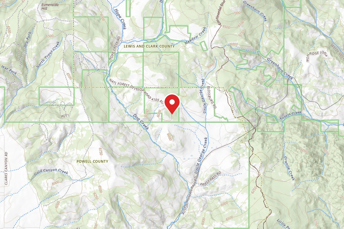 Helena-Lewis and Clark Dispersed Campsite MULLAN RD 571 014