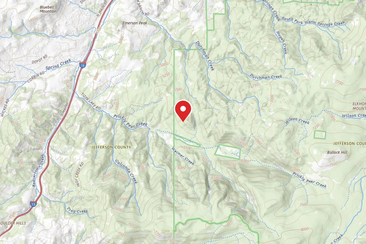 Helena-Lewis and Clark Dispersed Campsite TIZER RD 164 001