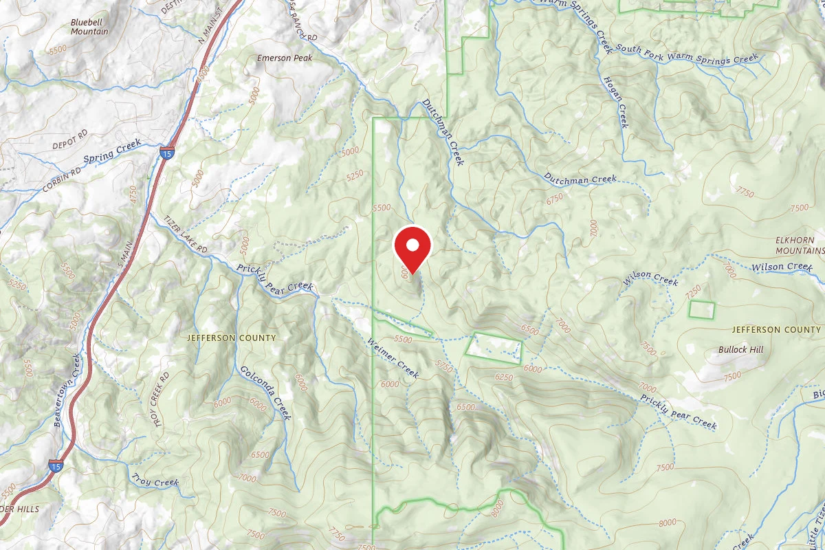 Helena-Lewis and Clark Dispersed Campsite TIZER RD 164 002