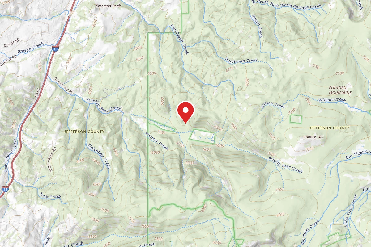 Helena-Lewis and Clark Dispersed Campsite TIZER RD 164 004