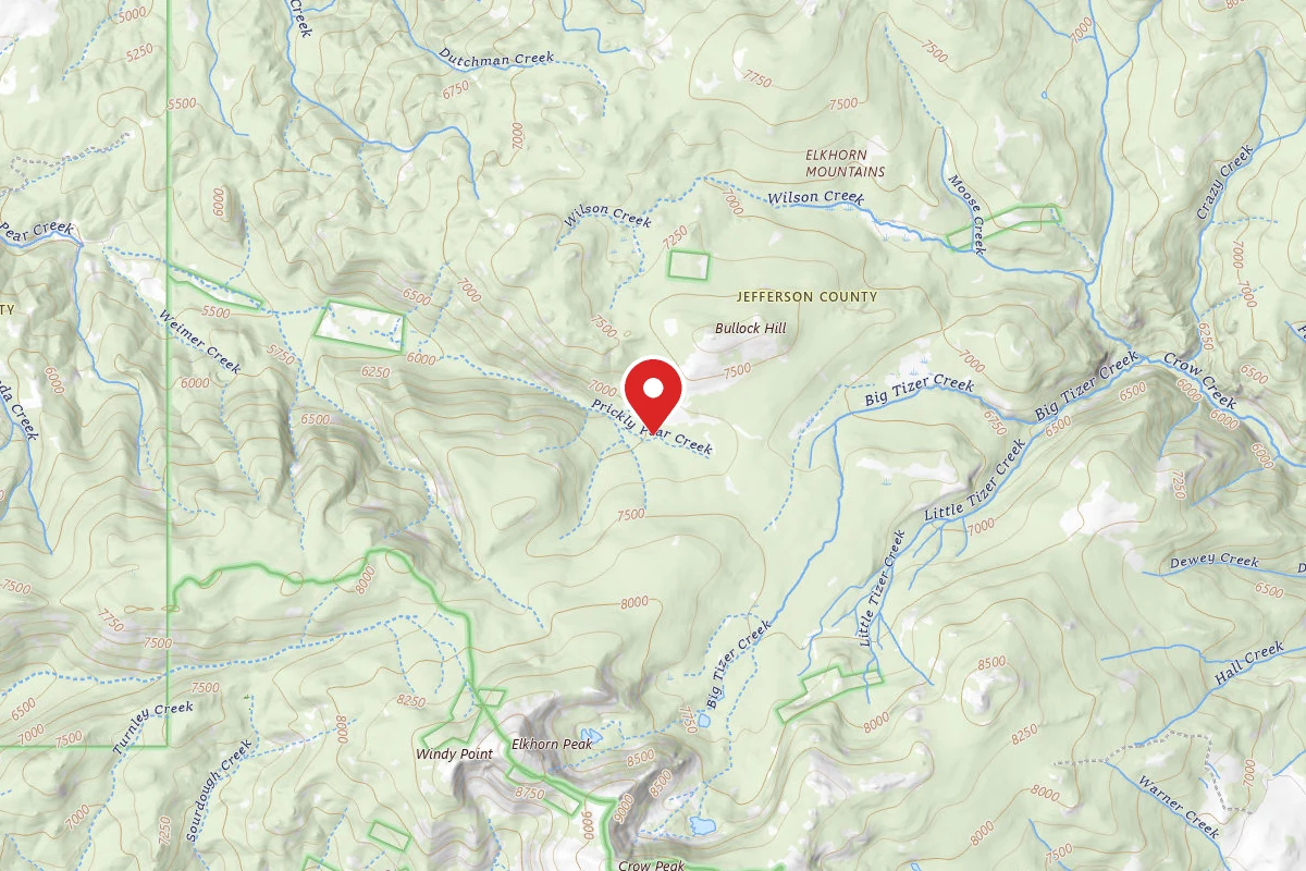 Helena-Lewis and Clark Dispersed Campsite TIZER RD 164 006