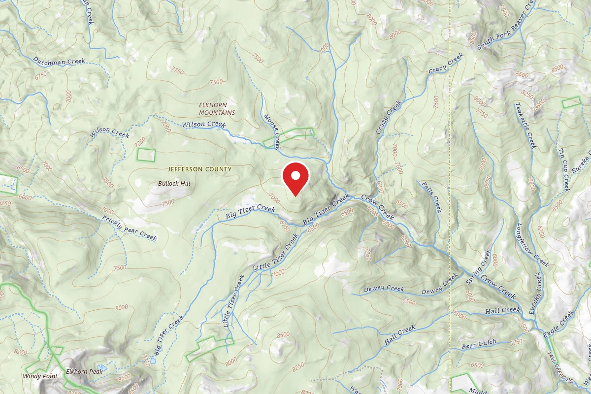 Helena-Lewis and Clark Dispersed Campsite TIZER RD 4032 021
