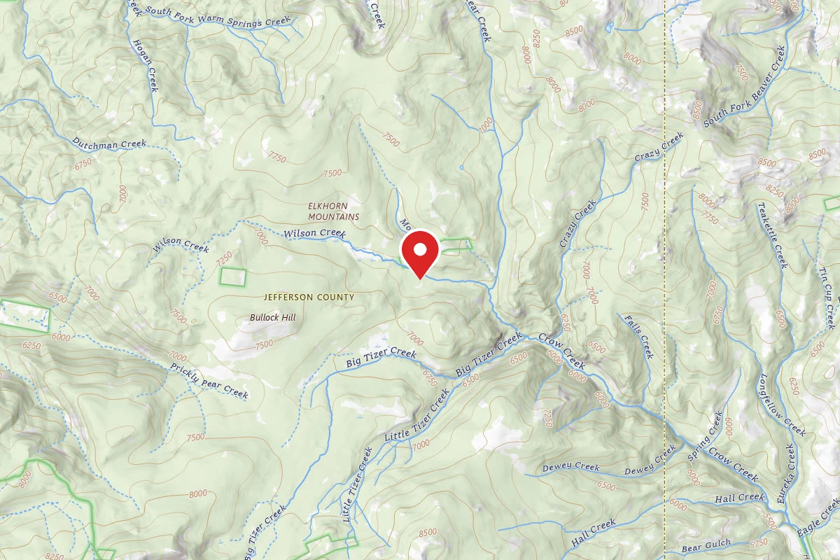 Helena-Lewis and Clark Dispersed Campsite TIZER RD 4032 022