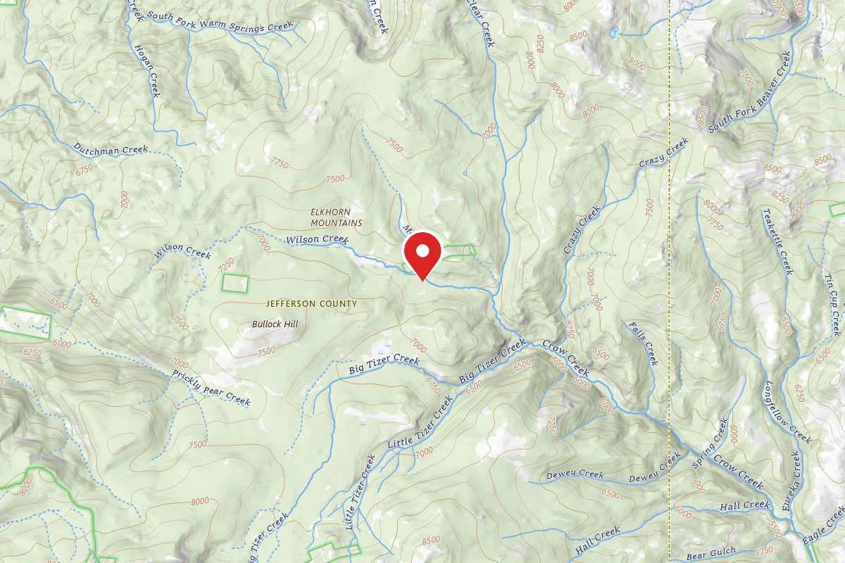 Helena-Lewis and Clark Dispersed Campsite TIZER RD 4032 023
