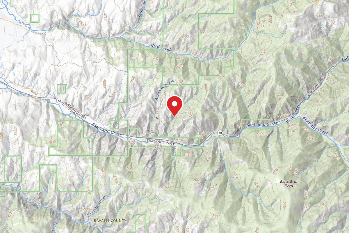 Bitterroot Dispersed Campsite RD 714-02
