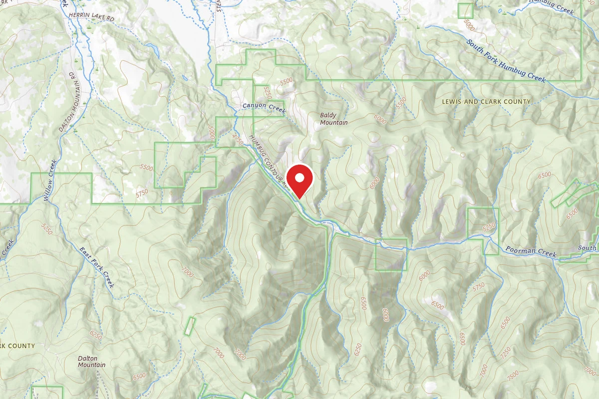 Helena-Lewis and Clark Dispersed Campsite STEMPLE RD-010