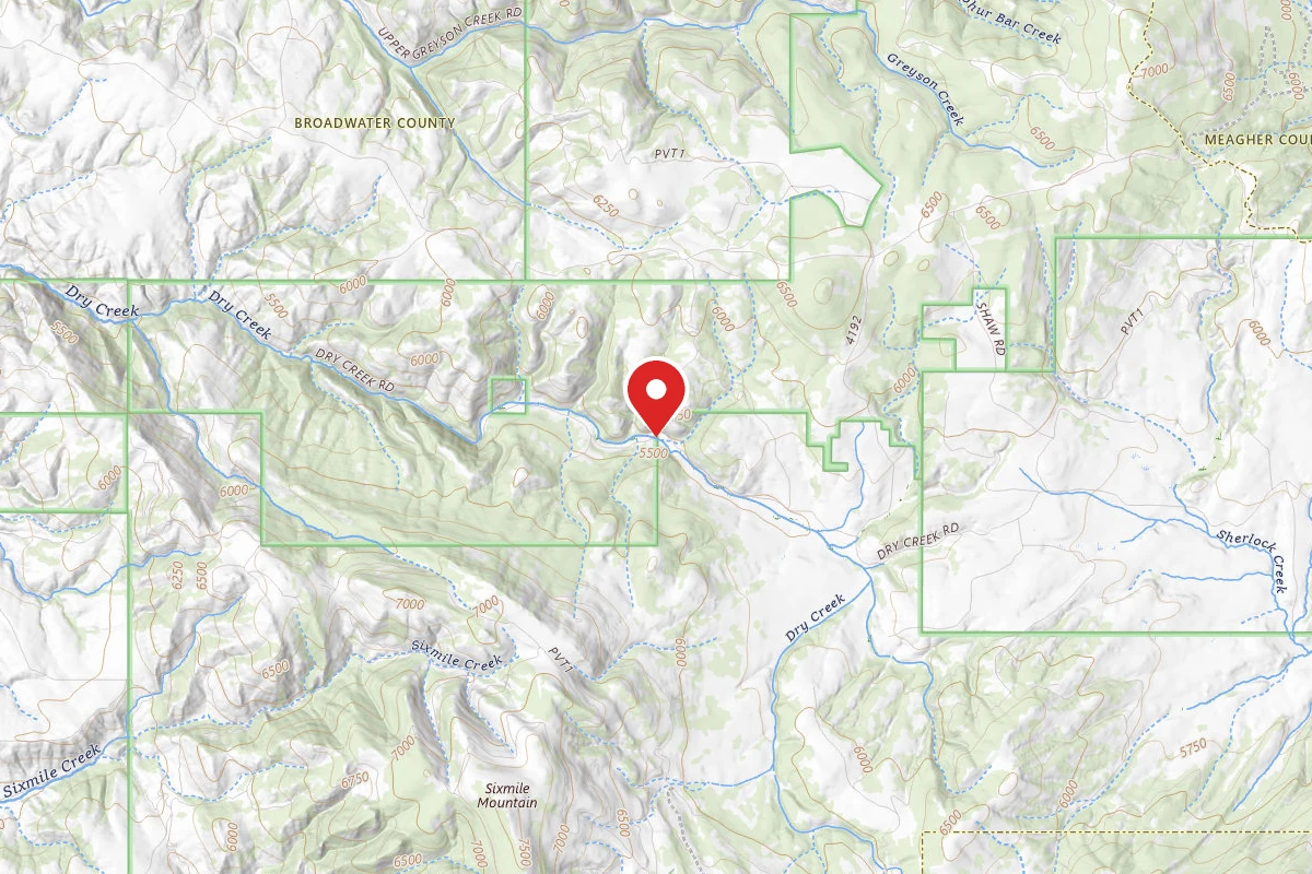 Helena-Lewis and Clark Dispersed Campsite DRY CREEK RD 4123 002