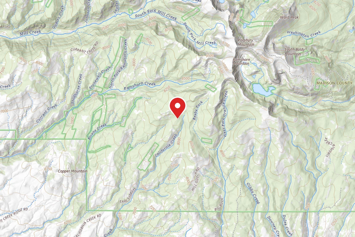 Beaverhead-Deerlodge Dispersed Campsite FS1217-05