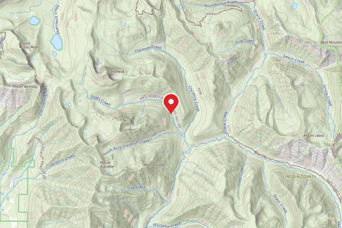 Kootenai Dispersed Campsite RD 7029