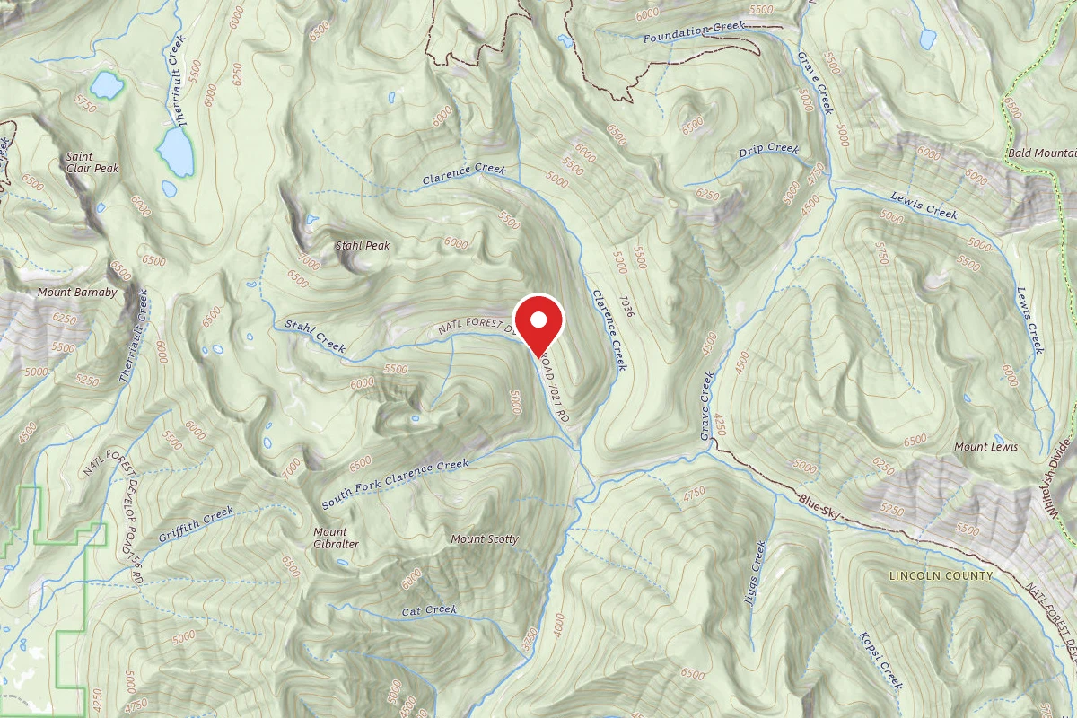 Kootenai Dispersed Campsite RD 7021