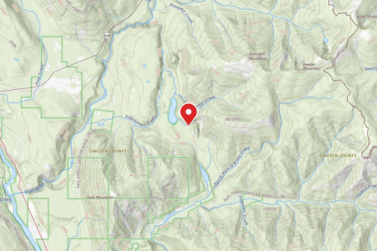 Kootenai Dispersed Campsite RD176 CAMPSITE 7