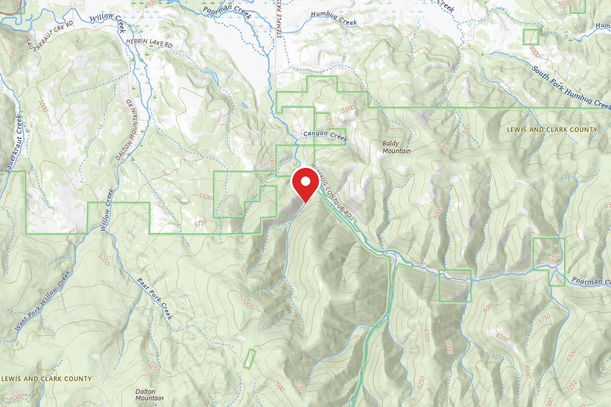 Helena-Lewis and Clark Dispersed Campsite FIELDS GULCH-RD 1842-012