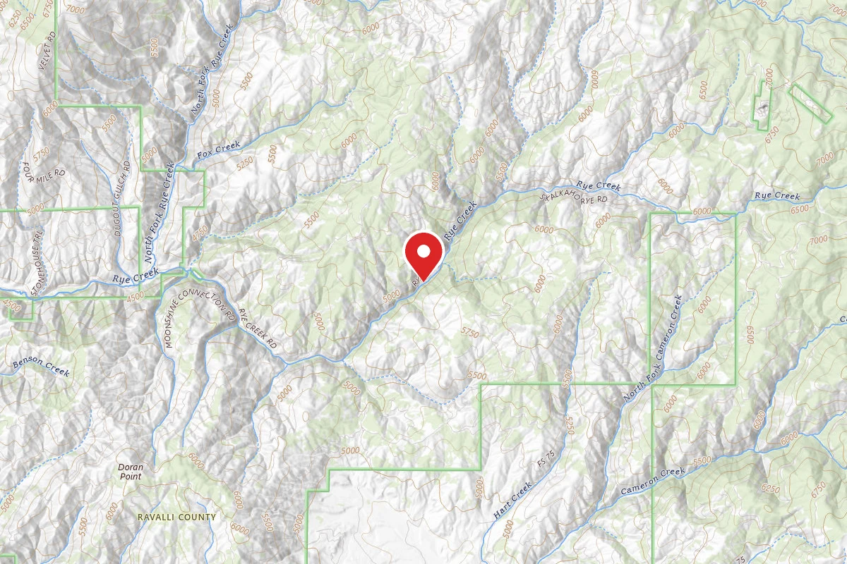 Bitterroot Dispersed Campsite RD 75-01