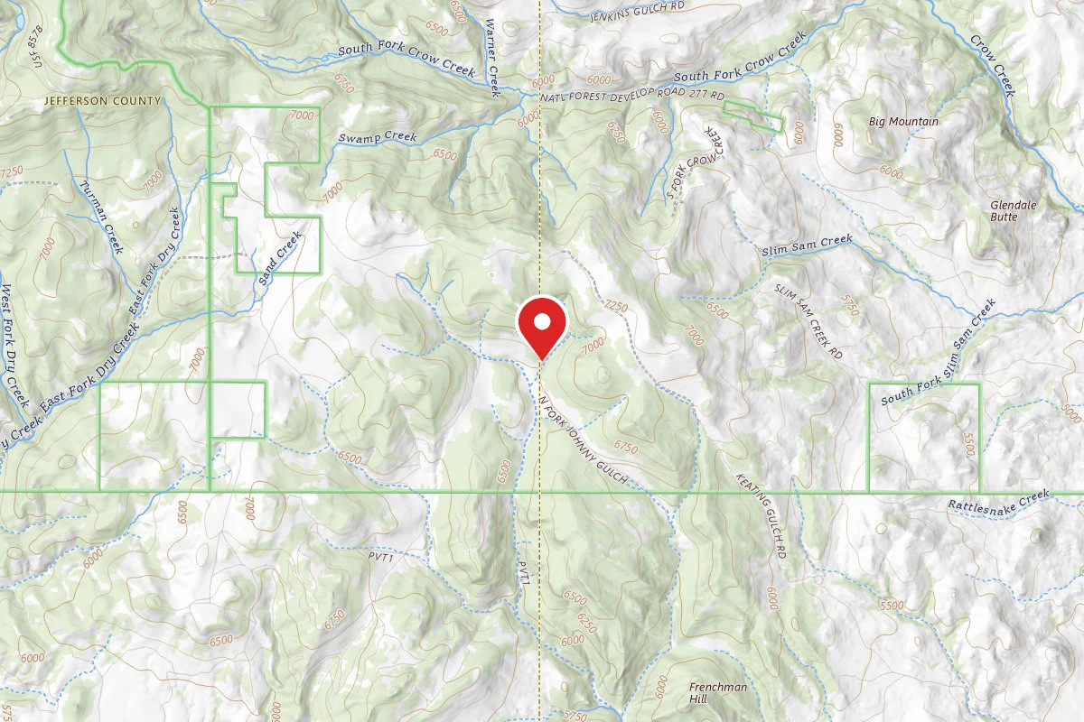 Helena-Lewis and Clark Dispersed Campsite JOHNNYS RD 621 002