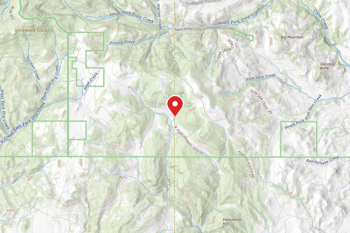 Helena-Lewis and Clark Dispersed Campsite JOHNNYS RD 621 003