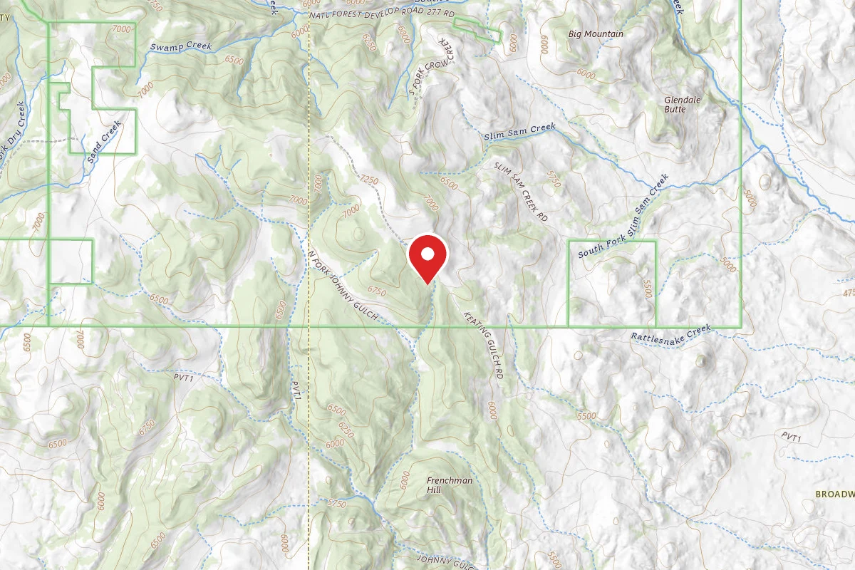 Helena-Lewis and Clark Dispersed Campsite JOHHNYS RD 621 005
