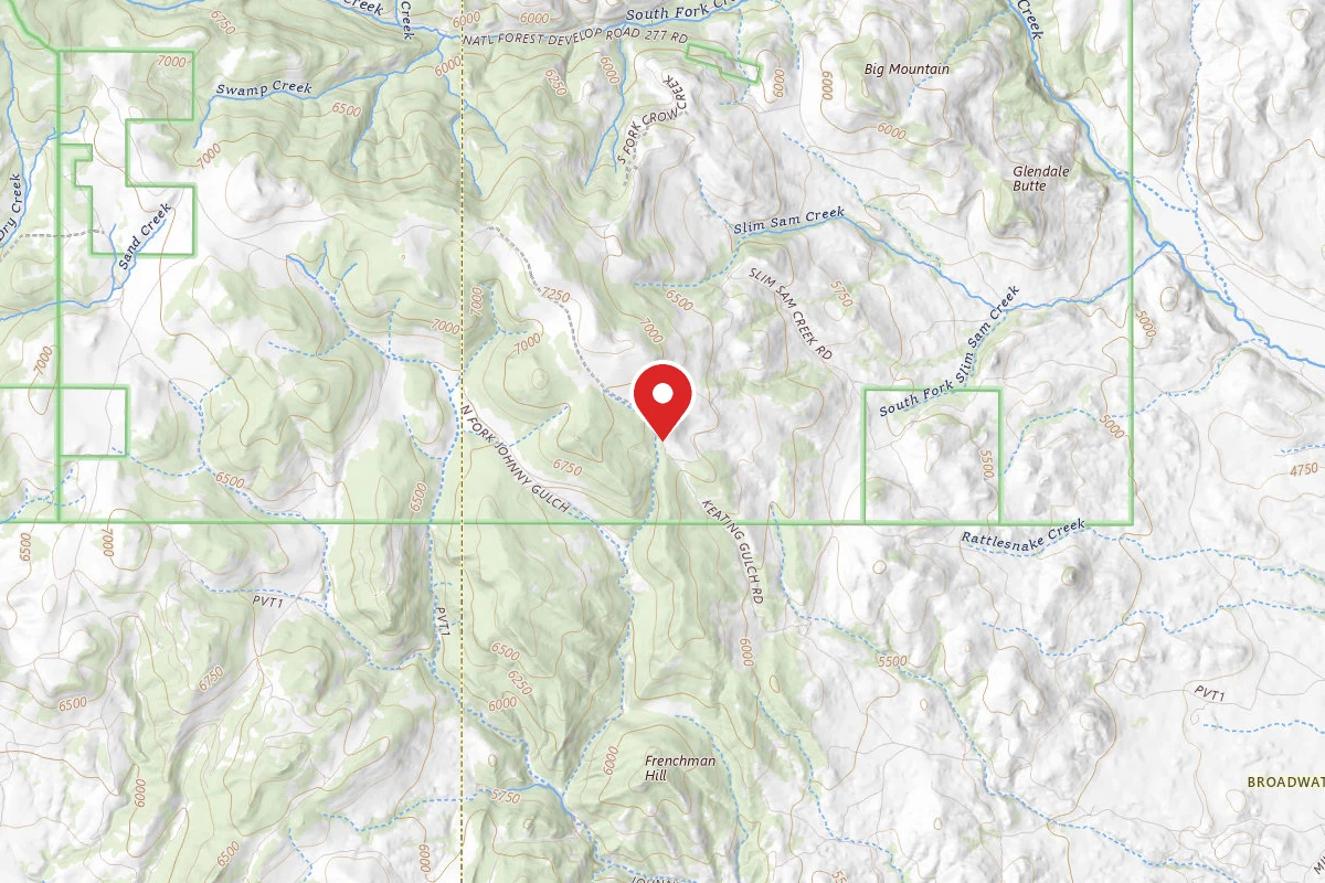 Helena-Lewis and Clark Dispersed Campsite SLIM SAM RD 621 001