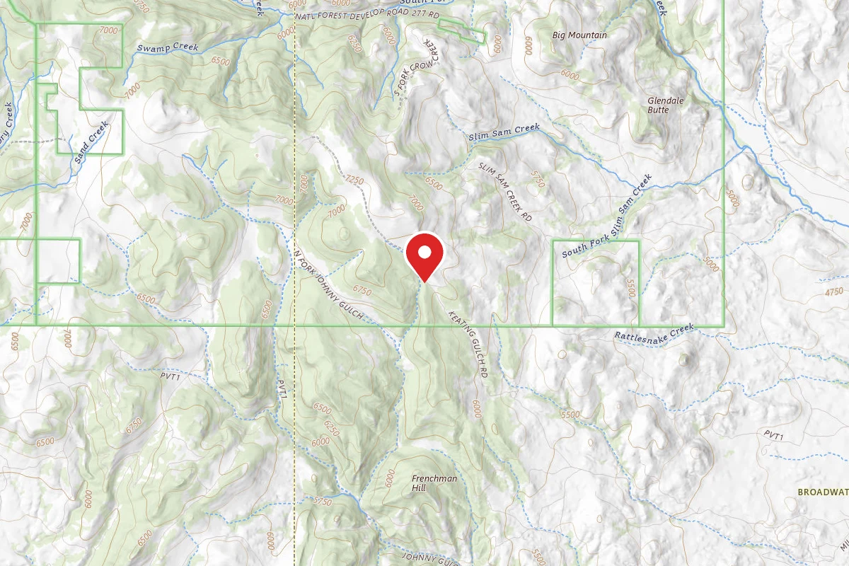 Helena-Lewis and Clark Dispersed Campsite SLIM SAMRD 621 002