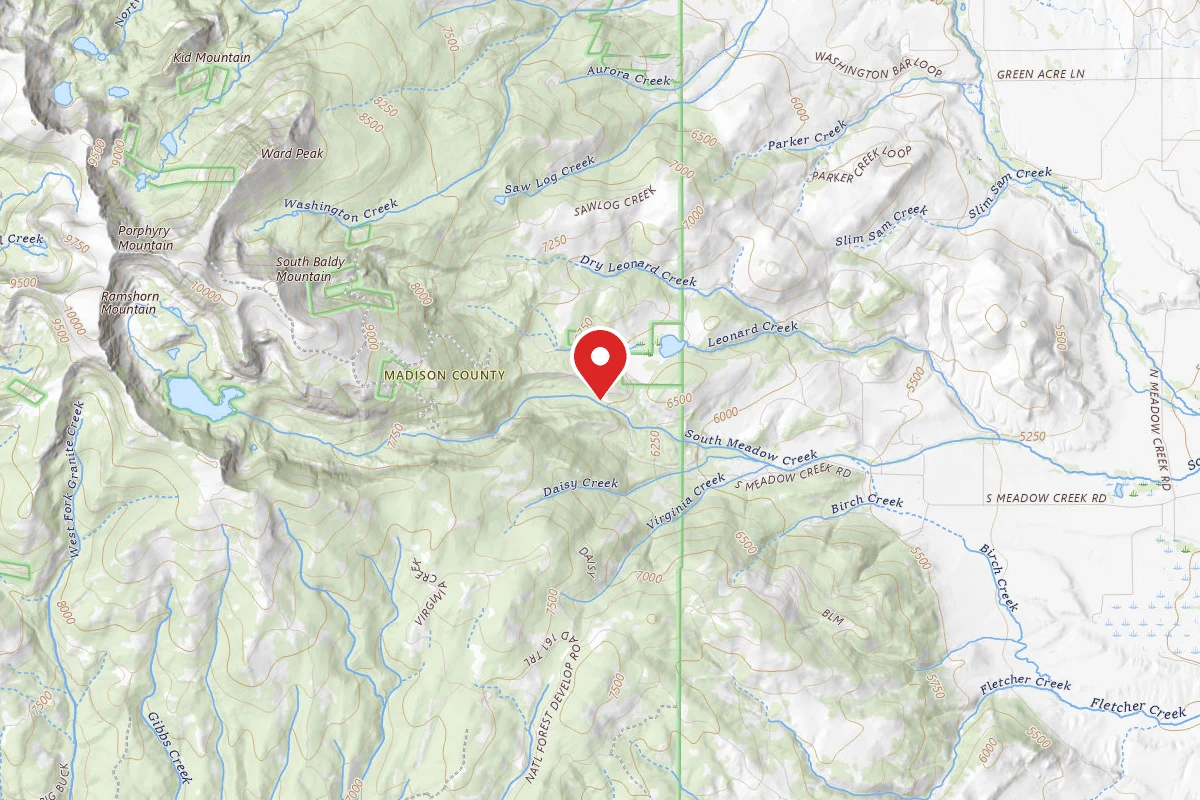 Beaverhead-Deerlodge Dispersed Campsite FS1221-12