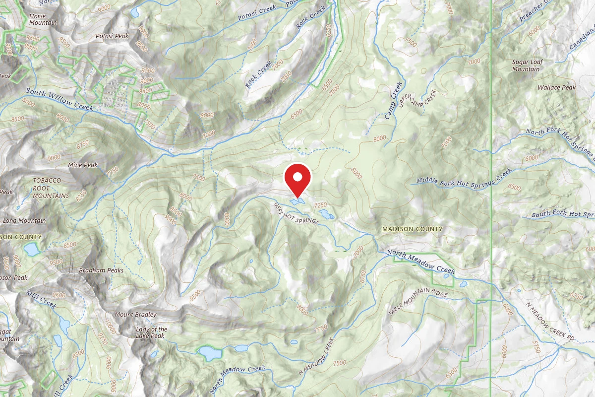 Beaverhead-Deerlodge Dispersed Campsite FS160F2-05