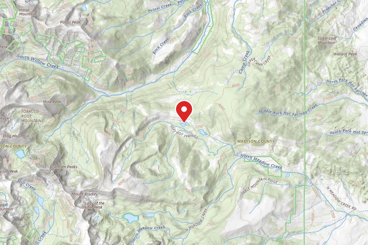 Beaverhead-Deerlodge Dispersed Campsite FS160F2-06