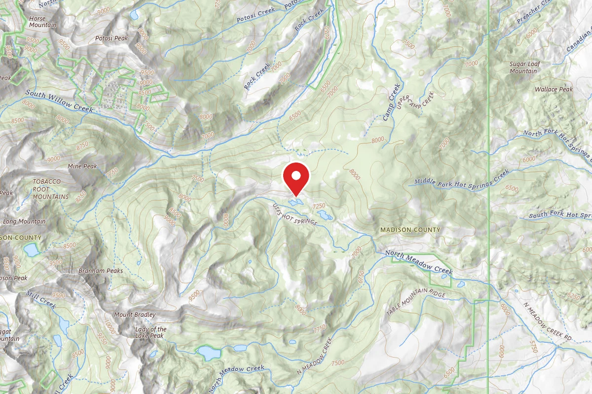 Beaverhead-Deerlodge Dispersed Campsite FS160F2-07