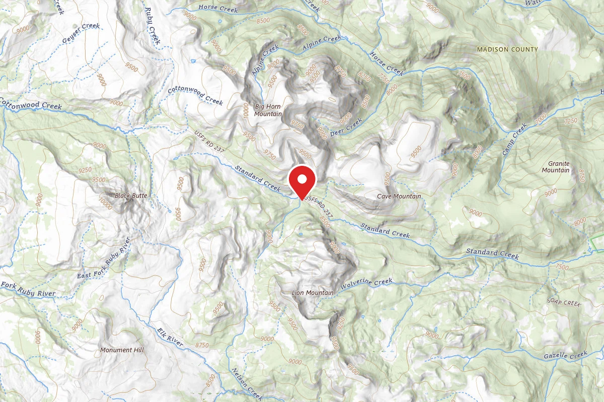 Beaverhead-Deerlodge Dispersed Campsite FS237GR-09