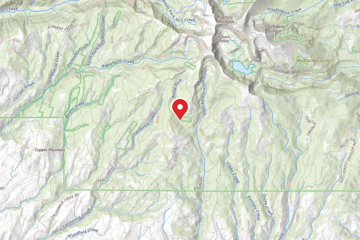 Beaverhead-Deerlodge Dispersed Campsite FS700-05