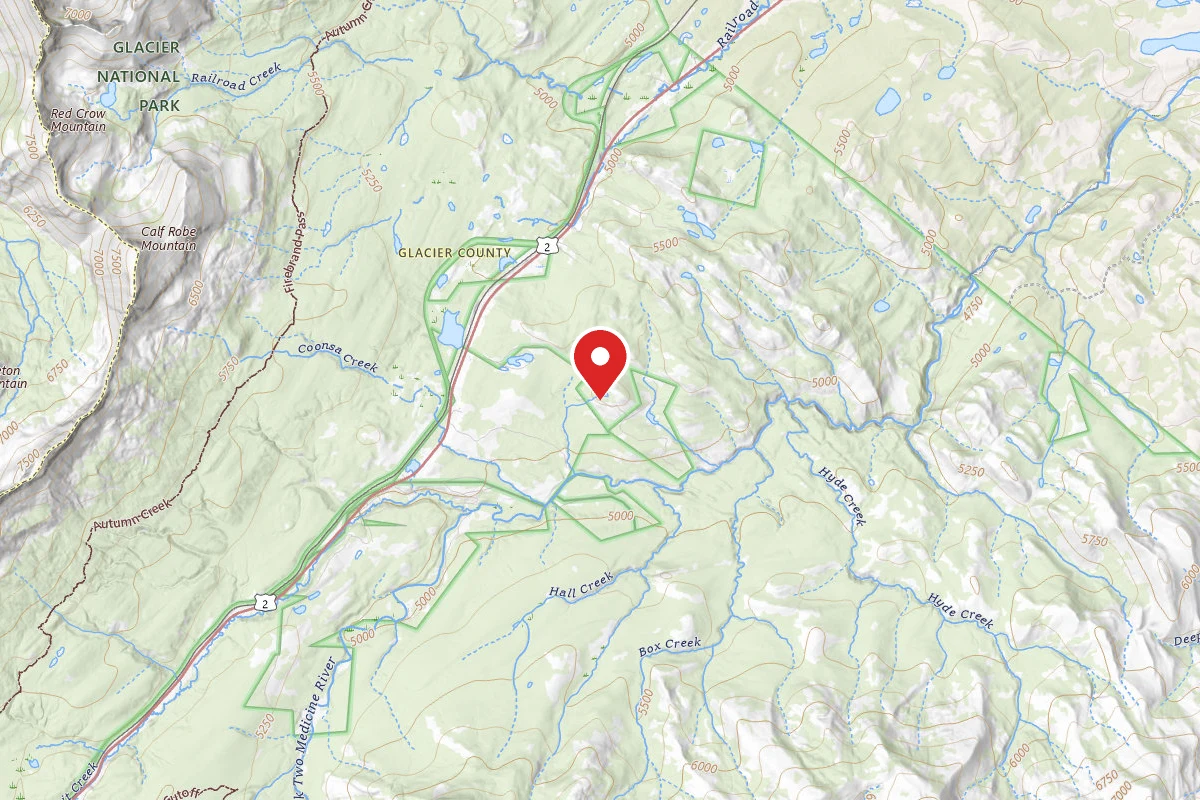 Helena-Lewis and Clark Dispersed Campsite RD 8960-02