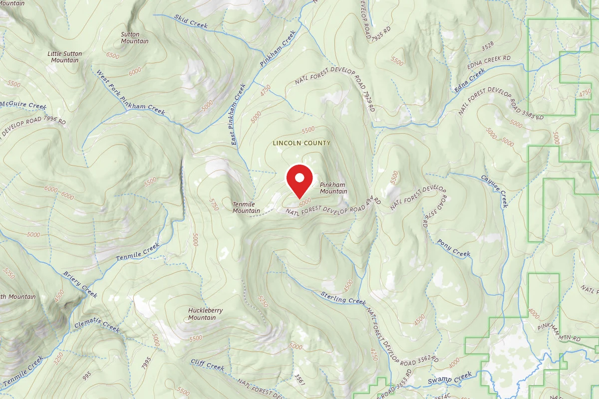 Kootenai Dispersed Campsite RD 494E