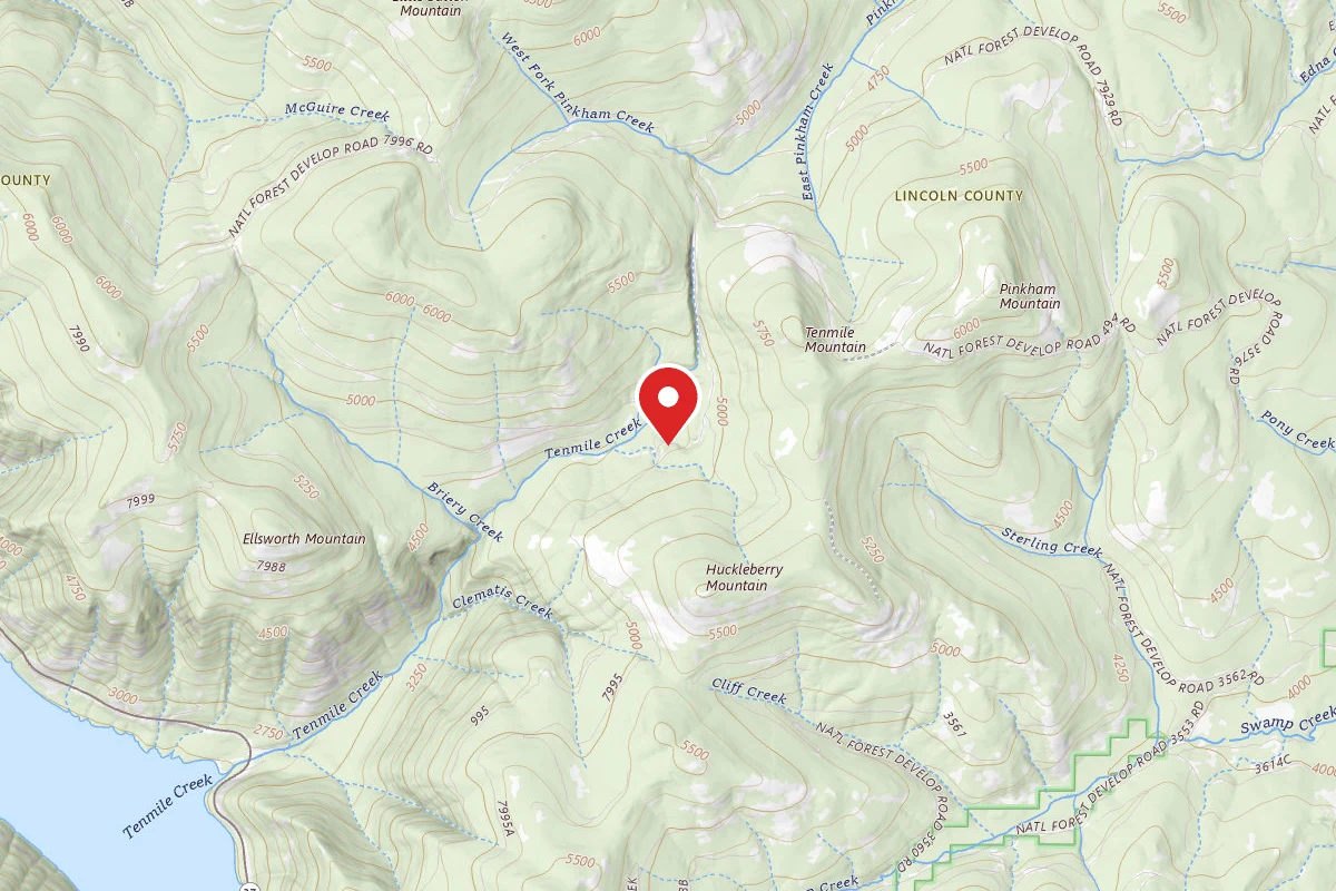 Kootenai Dispersed Campsite RD 7995 CAMPSITE