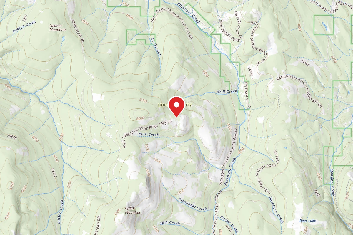 Kootenai Dispersed Campsite RD 494 SITE 3