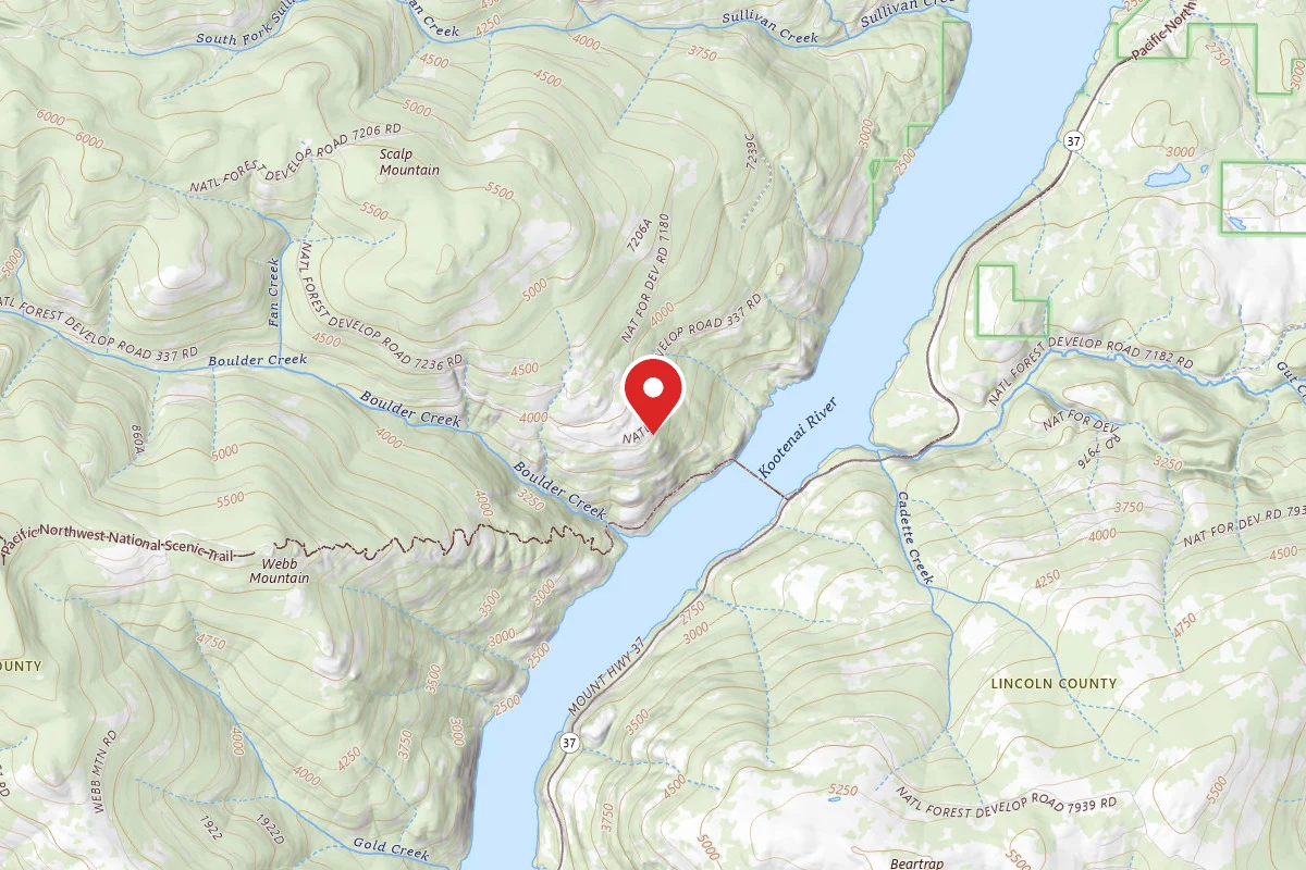 Kootenai Dispersed Campsite RD 337C