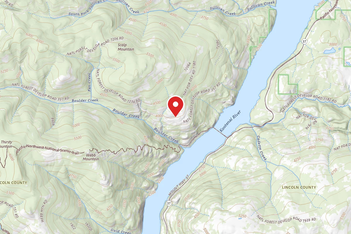 Kootenai Dispersed Campsite RD 337