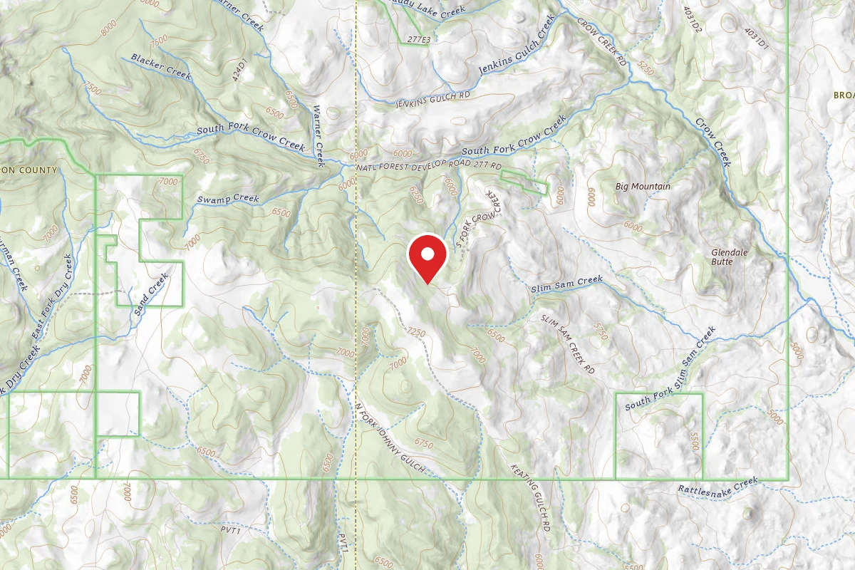 Helena-Lewis and Clark Dispersed Campsite HOG HOLLOW RD 614 013
