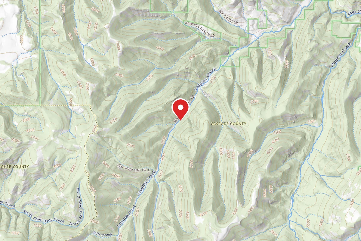 Helena-Lewis and Clark Dispersed Campsite RD. 6436-02