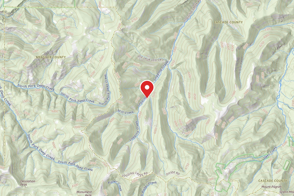 Helena-Lewis and Clark Dispersed Campsite RD D02-01