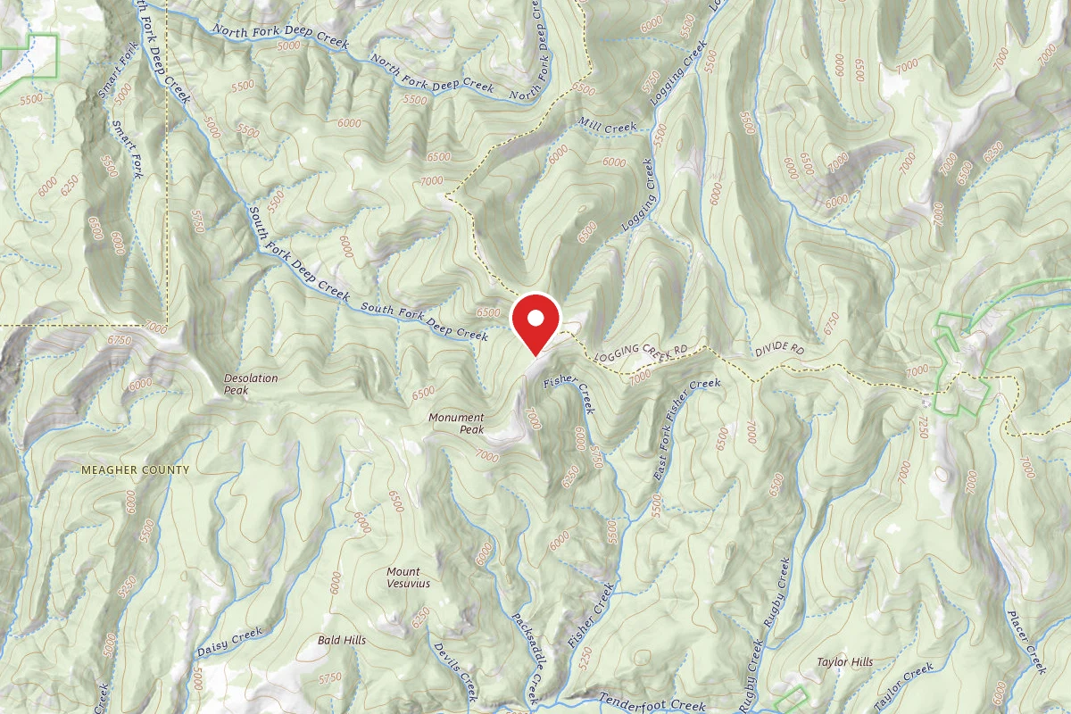 Helena-Lewis and Clark Dispersed Campsite RD. 268-001