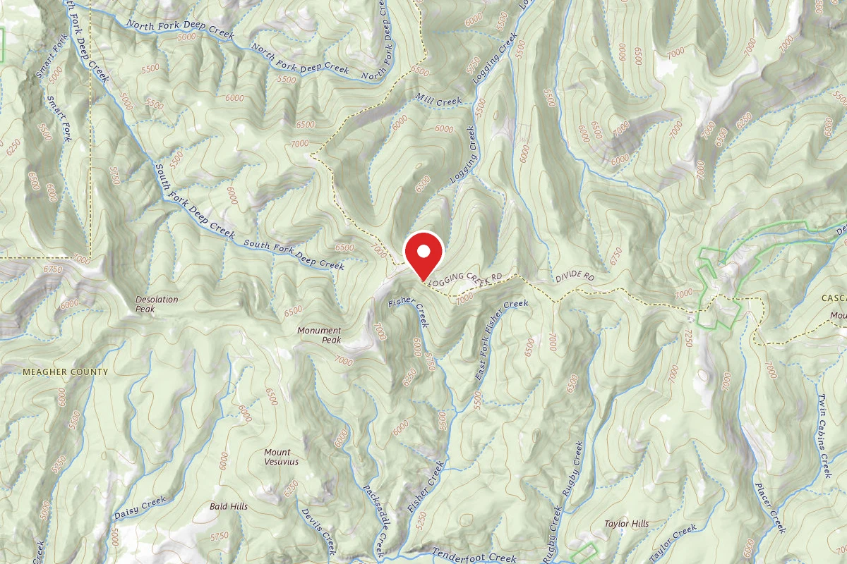 Helena-Lewis and Clark Dispersed Campsite RD. 268-003
