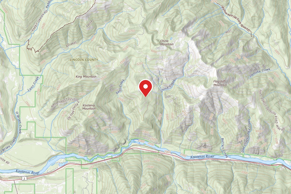 Kootenai Dispersed Campsite RD 4444 CAMP