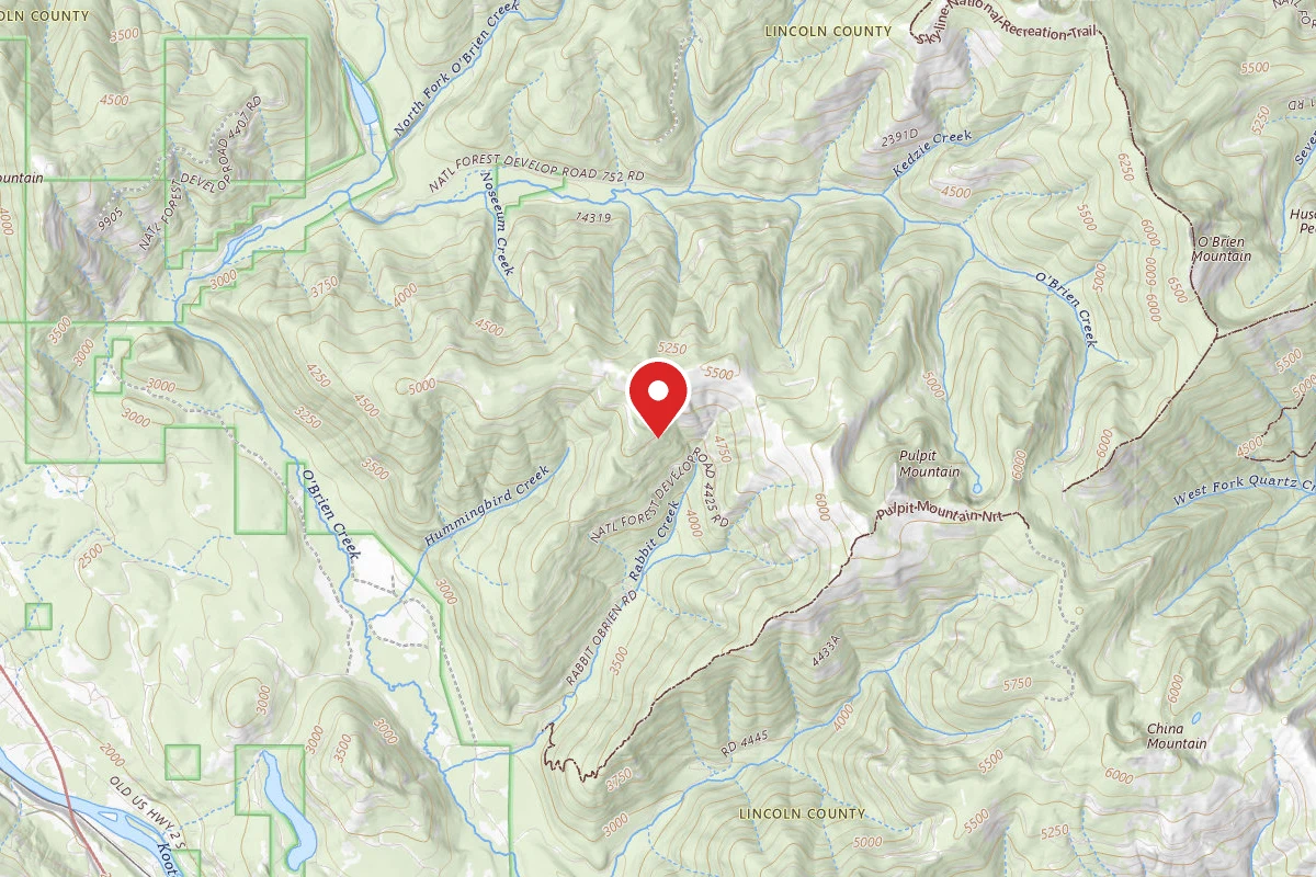 Kootenai Dispersed Campsite ROAD 331 CAMP2