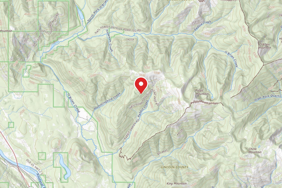 Kootenai Dispersed Campsite ROAD 331 CAMP 3
