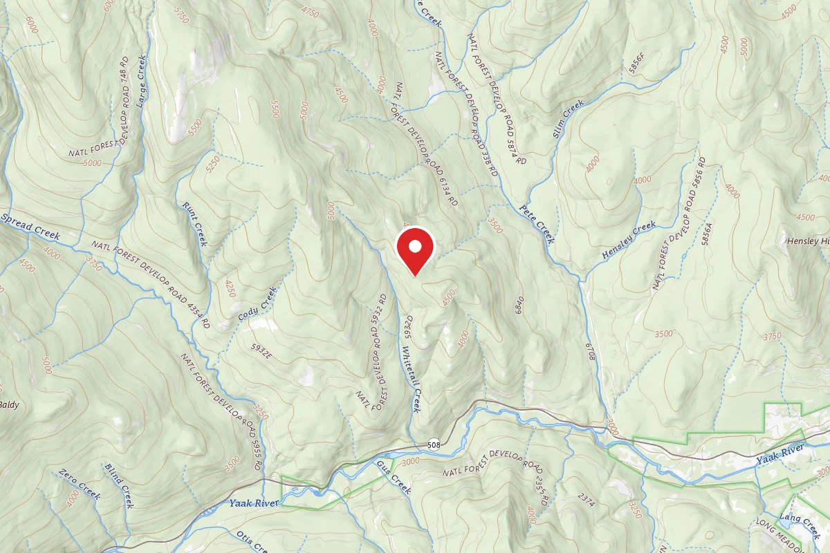 Kootenai Dispersed Campsite RD5932 CAMP2