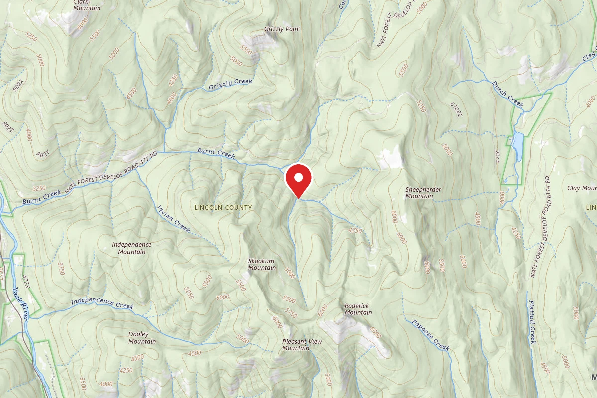 Kootenai Dispersed Campsite RD 6131CAMP