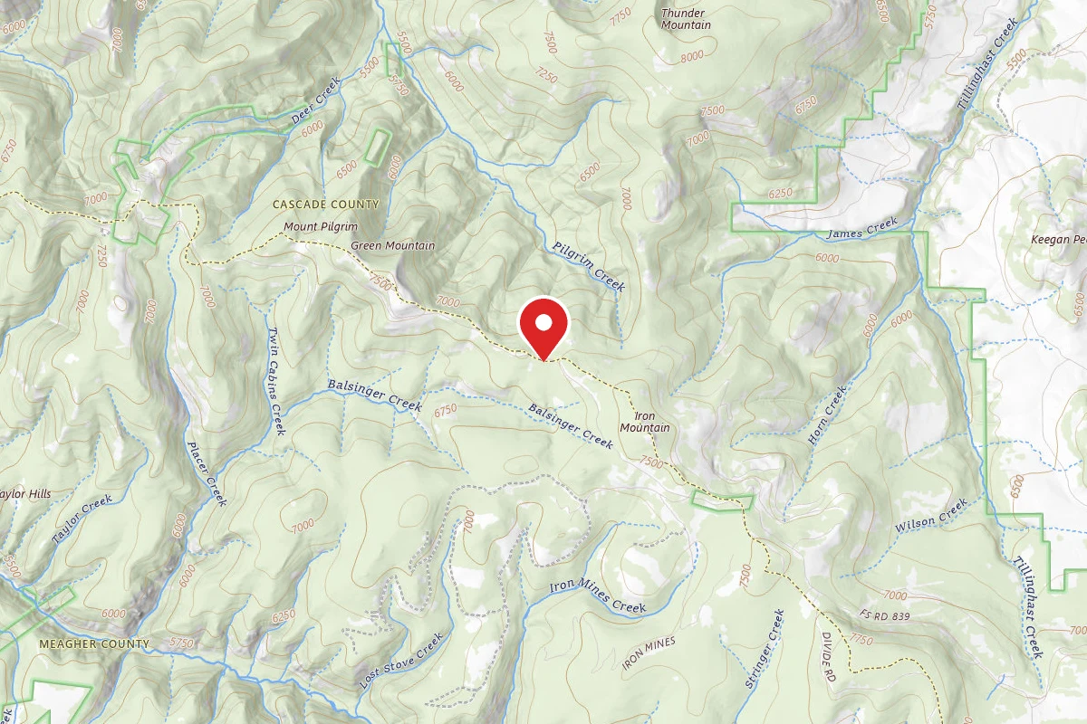 Helena-Lewis and Clark Dispersed Campsite LCR 839-002