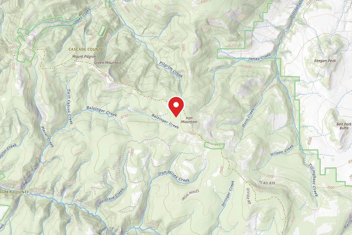 Helena-Lewis and Clark Dispersed Campsite LCR 839F-001