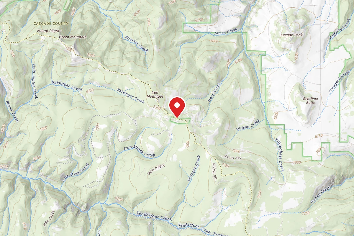 Helena-Lewis and Clark Dispersed Campsite LCR 839-003